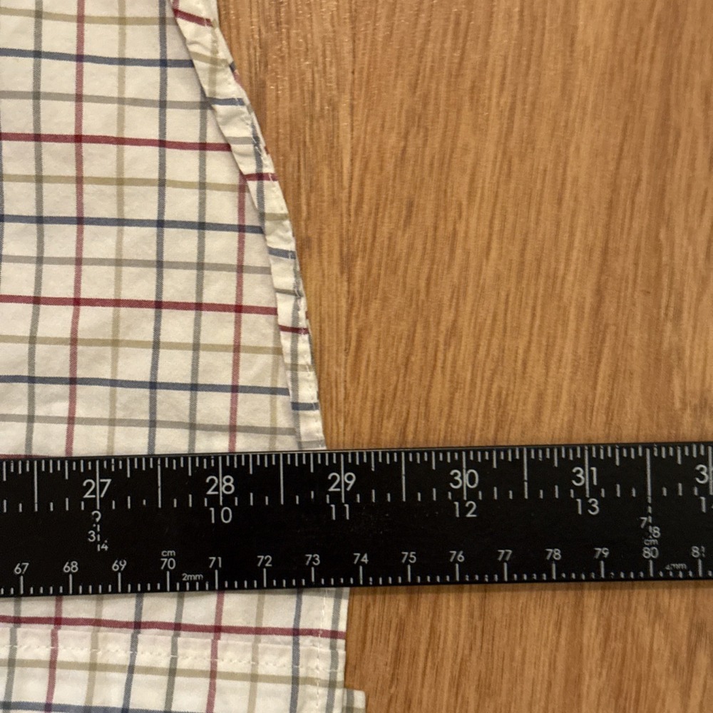 J. Crew Shirt Men's Multicolor Large Slim Fit Secret Wash 100's 2 Ply Yarns - Picture 4 of 7